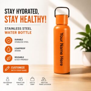 customize premium stainless steel water bottle